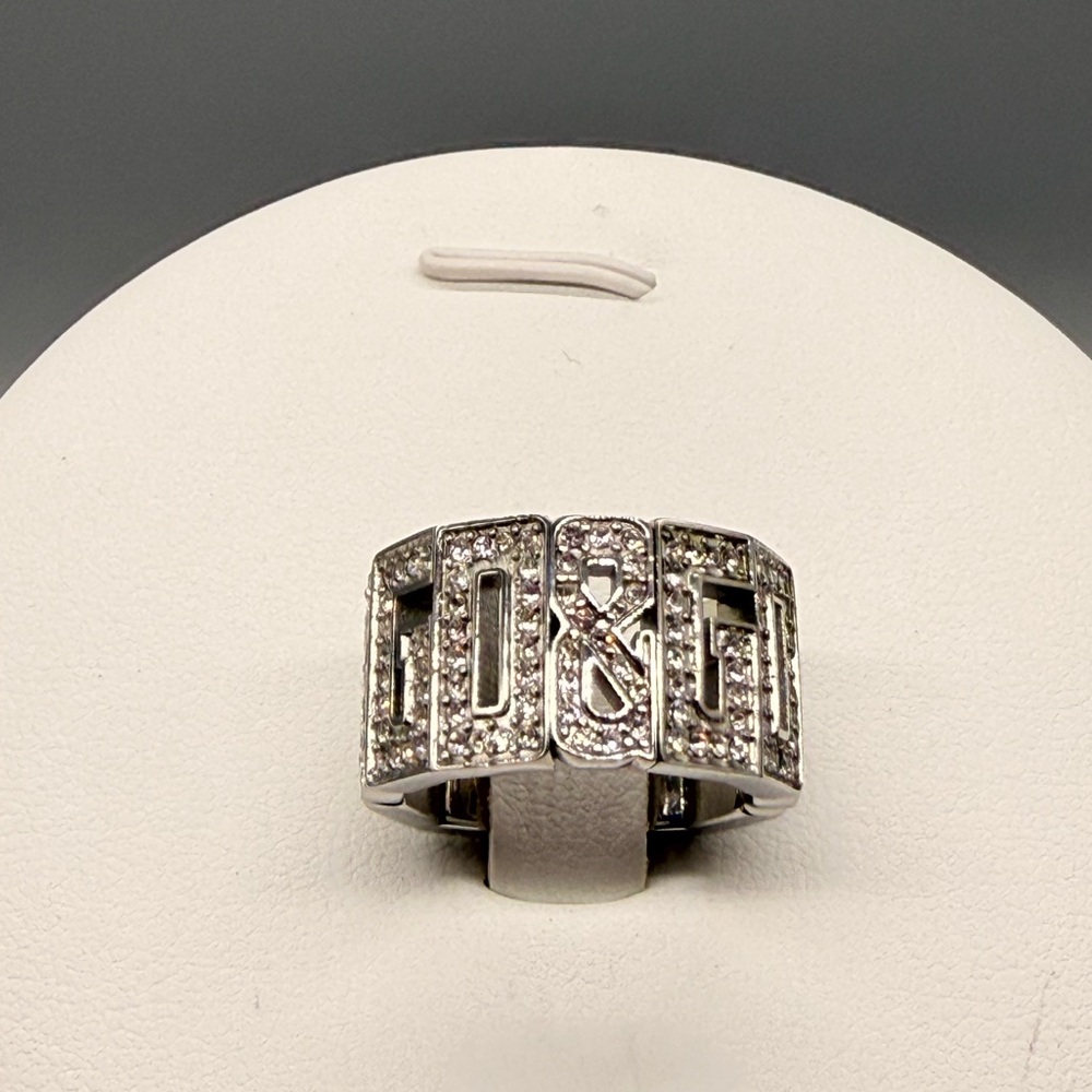 DOLCE & GABBANA LOGO ETERNITY RING - Picture 3 of 9